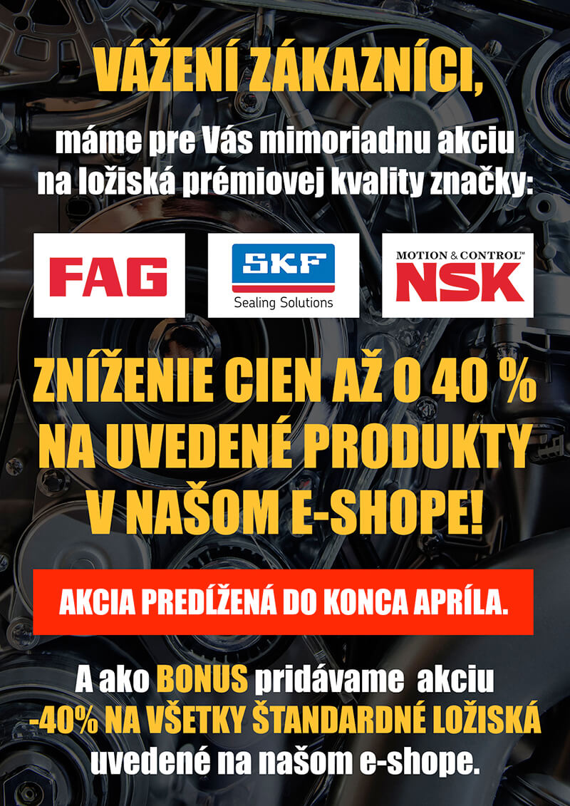 Zníženie ceny až o 40 % na všetky uvedené produkty!